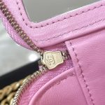 Chanel 23p Lipstick Bag Pink 5 CHANEL 23P Lipstick Bag Pink - chanel lipstick bag dupe detail 4