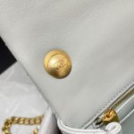 Chanel 23s Camellia Square Light Blue 6 CHANEL 23S Camellia Square Light Blue - chanel camellia square blue replica detail 5