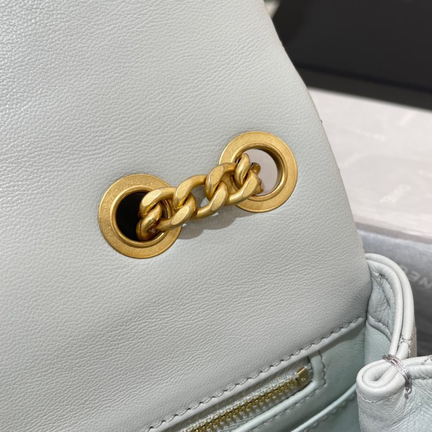 Chanel 23s Camellia Square Light Blue 7 CHANEL 23S Camellia Square Light Blue - chanel camellia square blue replica detail 6
