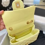 Chanel 23s Camellia Square Yellow 3 CHANEL 23S Camellia Square Yellow - chanel camellia square yellow replica detail 2