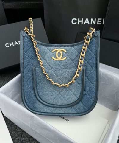CHANEL 23S Hobo Denim