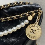 Chanel 23s Mini Garbage Bag Black 6 CHANEL 23s Mini Garbage Bag Black - chanel garbage bag black dupe detail 6