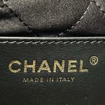Chanel 23s Mini Garbage Bag Black 7 CHANEL 23s Mini Garbage Bag Black - chanel garbage bag black dupe detail 7