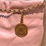 Chanel 23s Mini Garbage Bag Pink 3 CHANEL 23s Mini Garbage Bag Pink - chanel mini garbage bag pink dupe detail 2