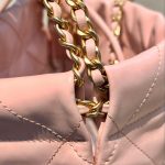 Chanel 23s Mini Garbage Bag Pink 4 CHANEL 23s Mini Garbage Bag Pink - chanel mini garbage bag pink dupe detail 3
