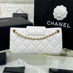 CHANEL 24c Baguette Bag White - chanel baguette replica detail 1