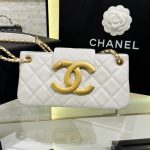 CHANEL 24c Baguette Bag White - chanel baguette replica detail 7