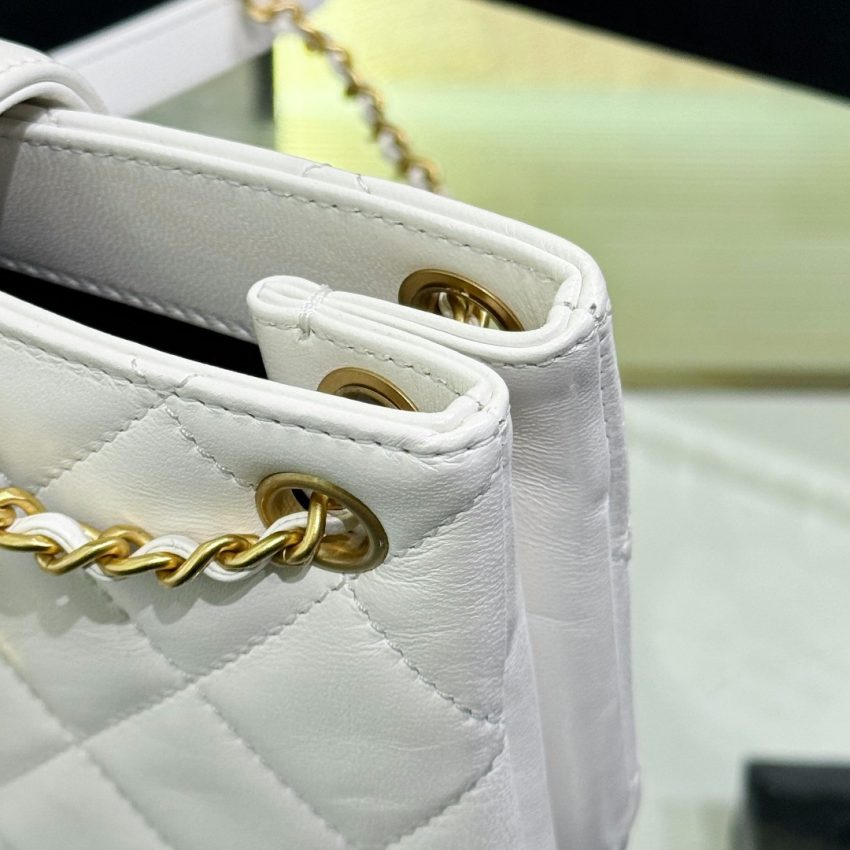 CHANEL 24c Baguette Bag White - chanel baguette replica detail 19