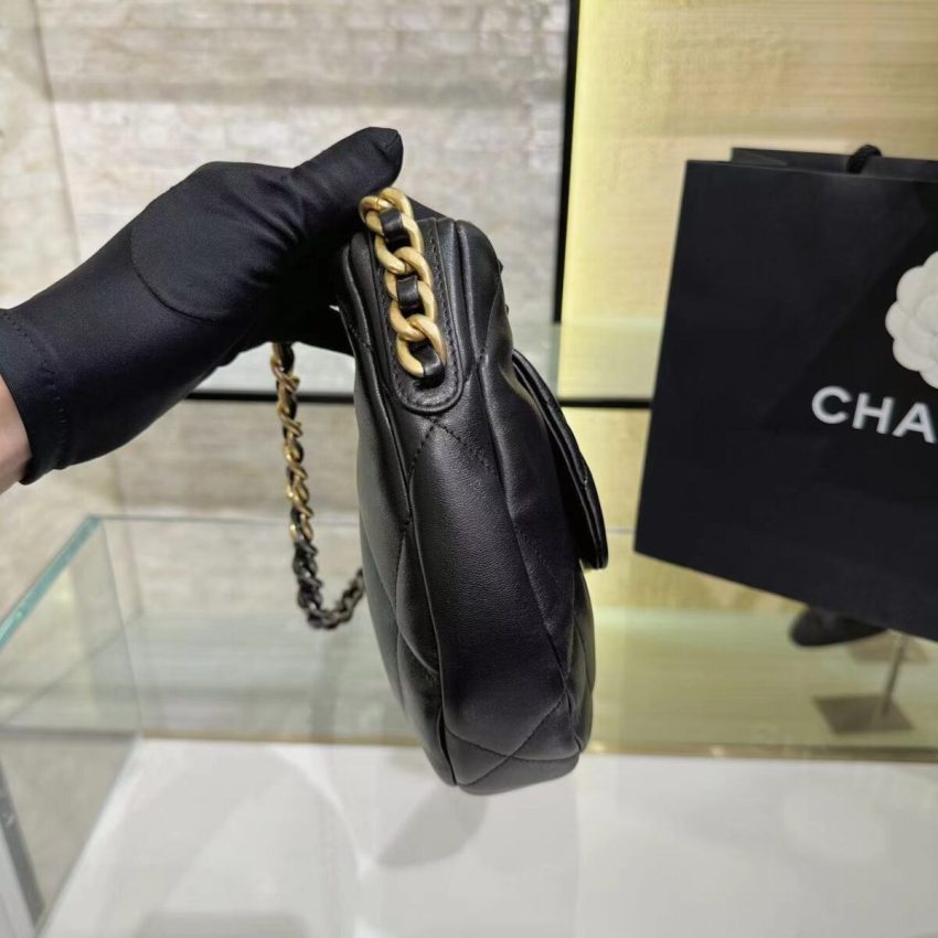 CHANEL 24c Half Moon Bag - fake chanel half moon bag detail 5