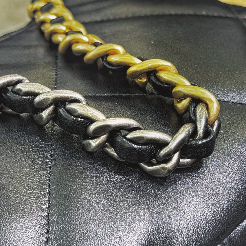 CHANEL 24c Half Moon Bag - fake chanel half moon bag detail 9