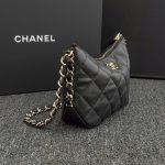 chanel-24p-dumpling-bag-black-gallery-1 CHANEL 24p Dumpling Bag Black - chanel dumpling bag dupe detail 1