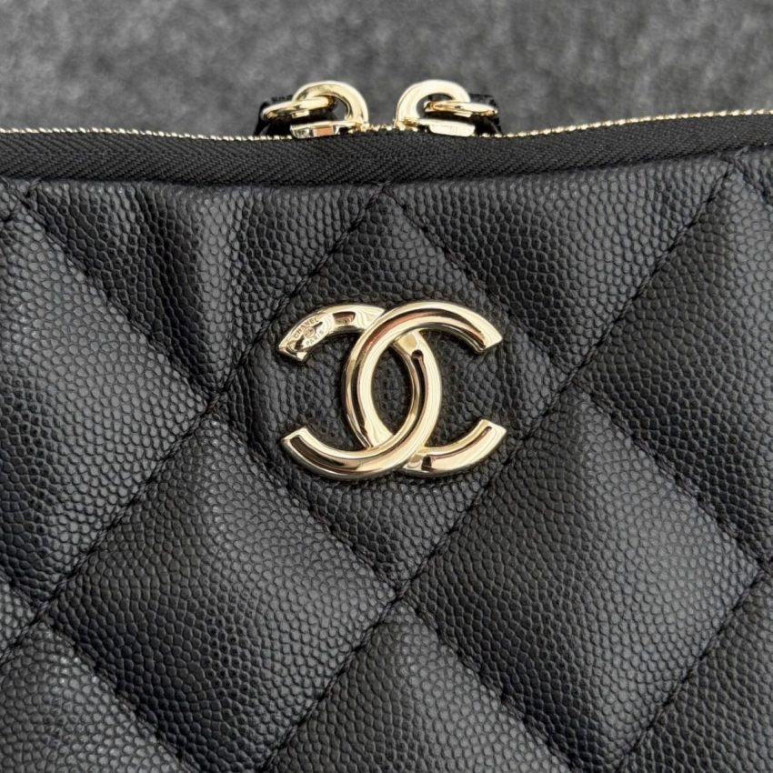chanel-24p-dumpling-bag-black-gallery-2 CHANEL 24p Dumpling Bag Black - chanel dumpling bag dupe detail 3