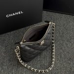 chanel-24p-dumpling-bag-black-gallery-7 CHANEL 24p Dumpling Bag Black - chanel dumpling bag dupe detail 13