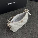 chanel-24p-dumpling-bag-gray-gallery-6 CHANEL 24p Dumpling Bag Gray - chanel dumpling bag replica detail 11
