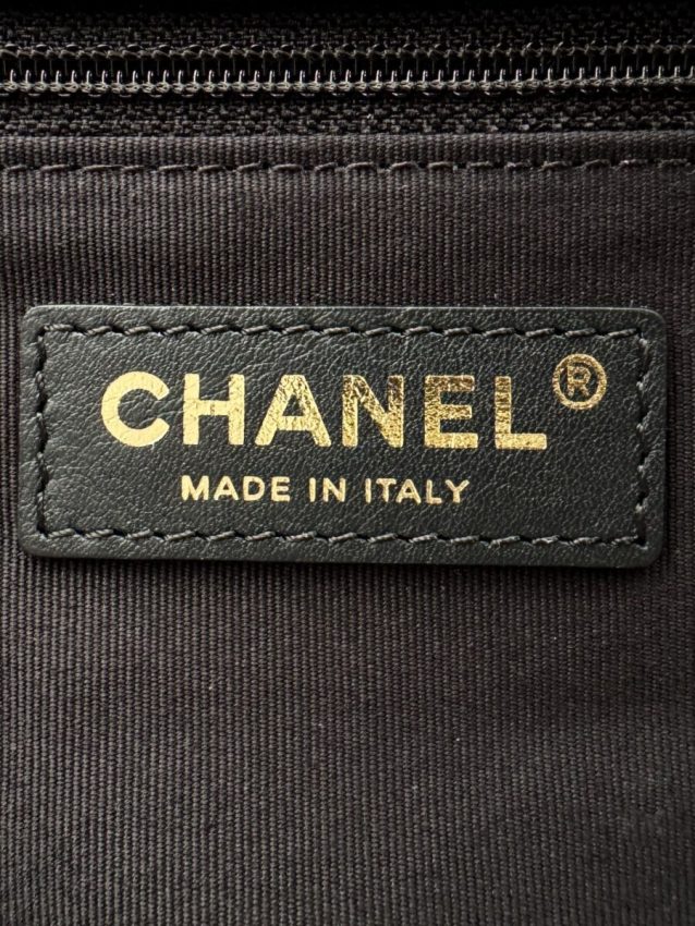 chanel-24p-postman-bag-small-black-gallery-8 CHANEL 24p Postman Bag Small Black - fake chanel postman bag detail 15