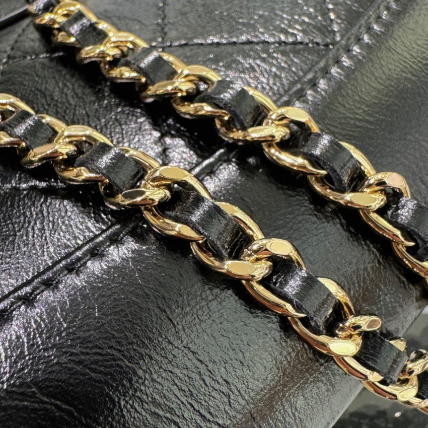 CHANEL 24s Mini Horizontal Black - chanel horizontal black replica detail 4