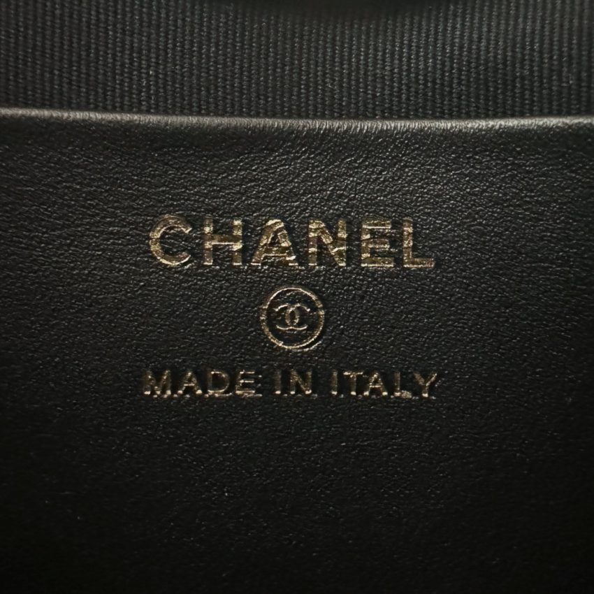 CHANEL 24s Mini Horizontal Black - chanel horizontal black replica detail 16