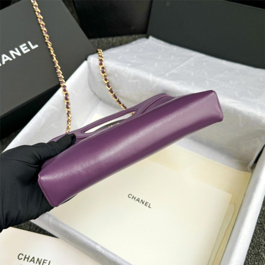 chanel-24s-mini-horizontal-purple-gallery-3 CHANEL 24s Mini Horizontal Purple - chanel mini purple dupe detail 7