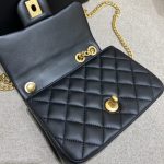 Chanel Camellia Flap Black 4 CHANEL Camellia Flap Black - chanel camellia flap dupe detail 3