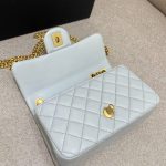 Chanel Camellia Flap Light Blue 4 CHANEL Camellia Flap Light Blue - chanel camellia light blue replica detail 3