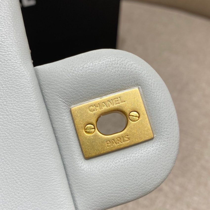 Chanel Camellia Flap Light Blue 8 CHANEL Camellia Flap Light Blue - chanel camellia light blue replica detail 7