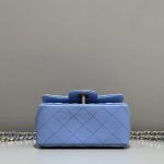 Chanel Classic Flap 17cm Blue 2 CHANEL Classic Flap 17cm Blue - chanel classic flap blue replica detail 1