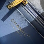 Chanel Classic Flap 17cm Blue 4 CHANEL Classic Flap 17cm Blue - chanel classic flap blue replica detail 3