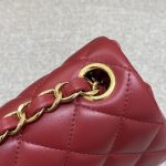 Chanel Classic Flap 17cm Red 3 CHANEL Classic Flap 17cm Red - knockoff chanel bag detail 2