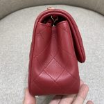Chanel Classic Flap 17cm Red 6 CHANEL Classic Flap 17cm Red - knockoff chanel bag detail 5