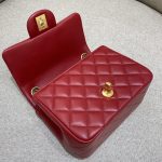 Chanel Classic Flap 17cm Red 8 CHANEL Classic Flap 17cm Red - knockoff chanel bag detail 7