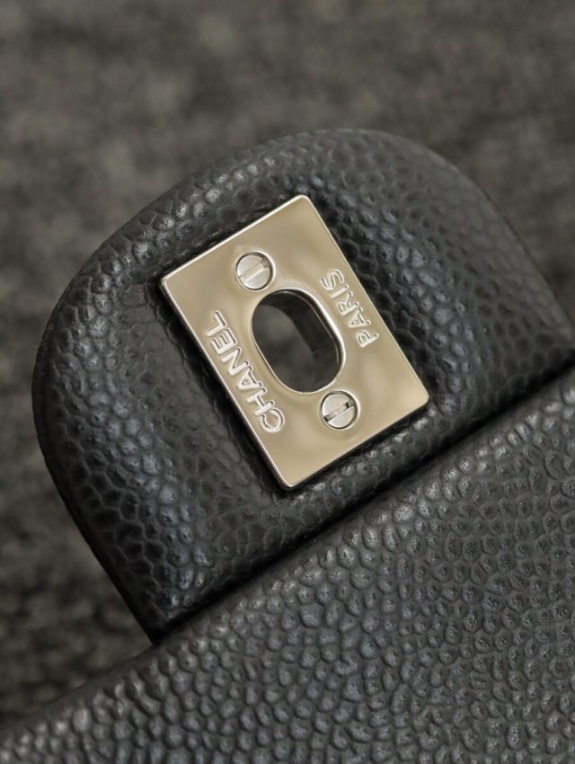 Chanel Classic Flap 17cm Silver 5 CHANEL Classic Flap 17cm Silver - chanel replica bag detail 4