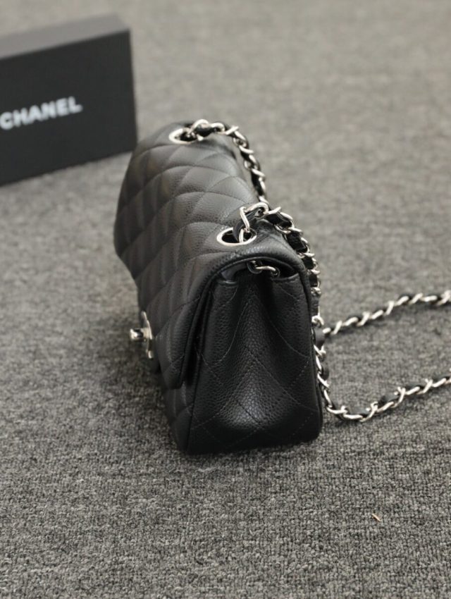Chanel Classic Flap 17cm Silver 9 CHANEL Classic Flap 17cm Silver - chanel replica bag detail 8