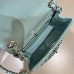 Chanel Classic Flap 17cm Tiffany 6 CHANEL Classic Flap 17cm Tiffany - chanel bag dupe detail 5