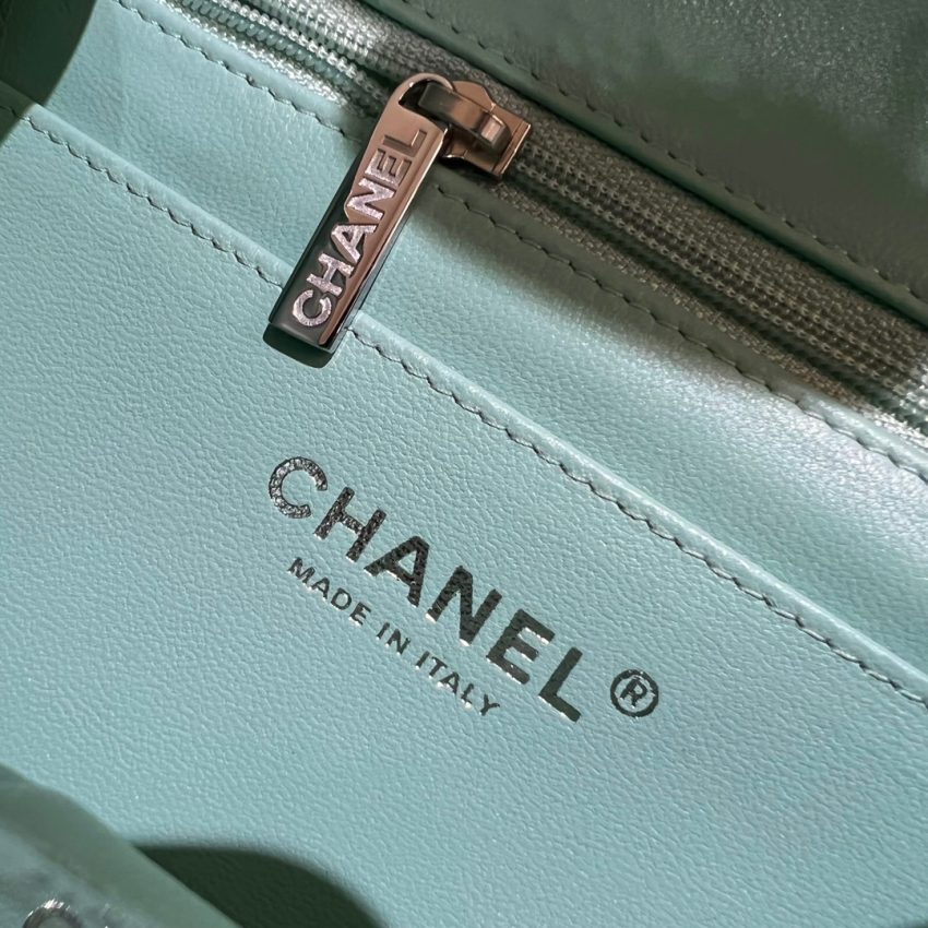 Chanel Classic Flap 17cm Tiffany 7 CHANEL Classic Flap 17cm Tiffany - chanel bag dupe detail 6