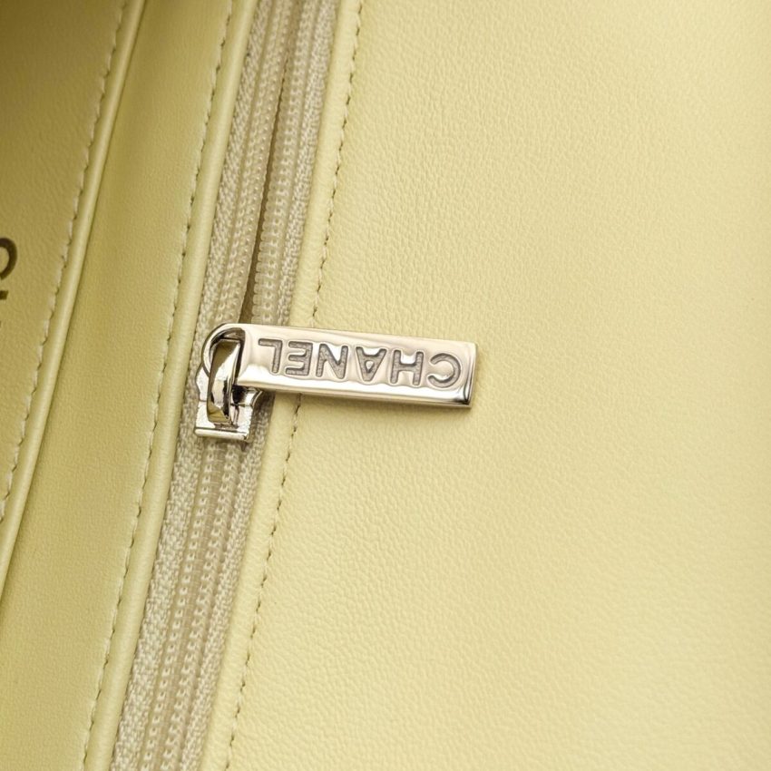 Chanel Classic Flap 17cm Yellow 8 CHANEL Classic Flap 17cm Yellow - imitation chanel bag detail 10