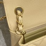 Chanel Classic Flap 20cm Apricot 7 CHANEL Classic Flap 20cm Apricot - chanel apricot bag replica detail 6