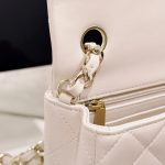 Chanel Classic Flap 20cm Beige 5 CHANEL Classic Flap 20cm Beige - chanel mini flap dupe detail 6