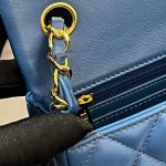 Chanel Classic Flap 20cm Blue 2 CHANEL Classic Flap 20cm Blue - chanel 20cm blue replica detail 1