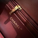 Chanel Classic Flap 20cm Burgundy 3 CHANEL Classic Flap 20cm Burgundy - chanel burgundy flap replica detail 2