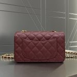 Chanel Classic Flap 20cm Burgundy 5 CHANEL Classic Flap 20cm Burgundy - chanel burgundy flap replica detail 4