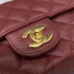 Chanel Classic Flap 20cm Burgundy 7 CHANEL Classic Flap 20cm Burgundy - chanel burgundy flap replica detail 6