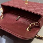 Chanel Classic Flap 20cm Burgundy 8 CHANEL Classic Flap 20cm Burgundy - chanel burgundy flap replica detail 7