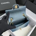 Chanel Classic Flap 20cm Denim 4 CHANEL Classic Flap 20cm Denim - chanel denim bag dupe detail 6