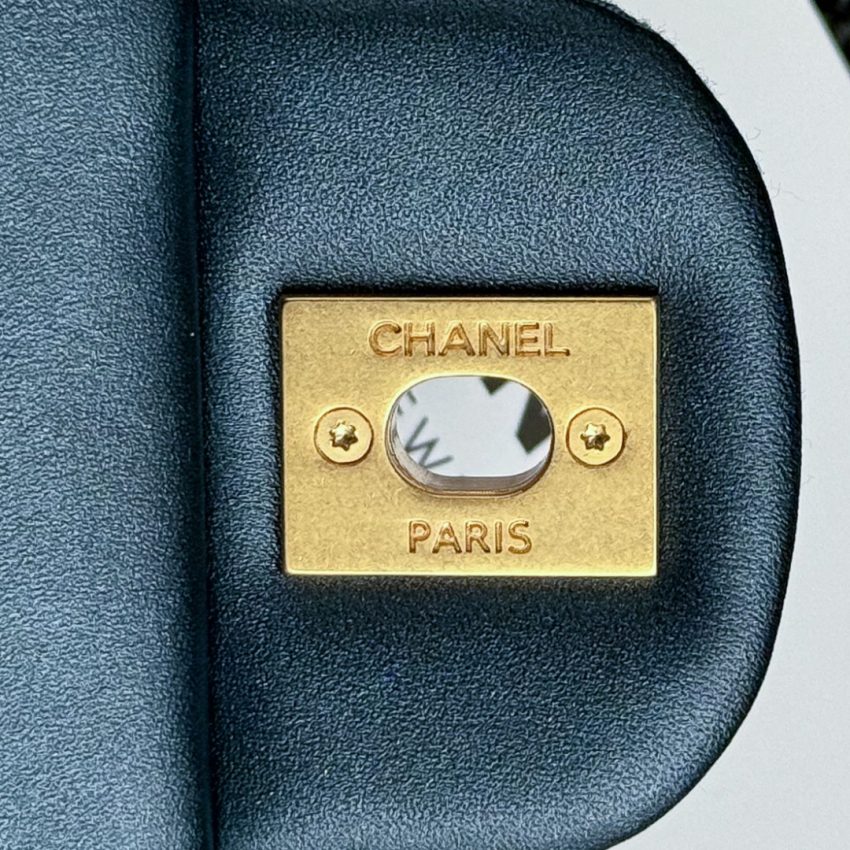 Chanel Classic Flap 20cm Denim 6 CHANEL Classic Flap 20cm Denim - chanel denim bag dupe detail 8