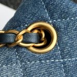 Chanel Classic Flap 20cm Denim 9 CHANEL Classic Flap 20cm Denim - chanel denim bag dupe detail 11