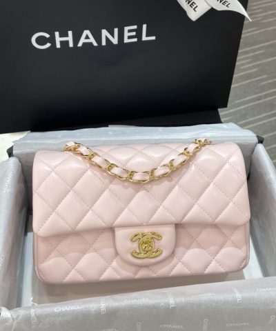 CHANEL Classic Flap 20cm Rosa