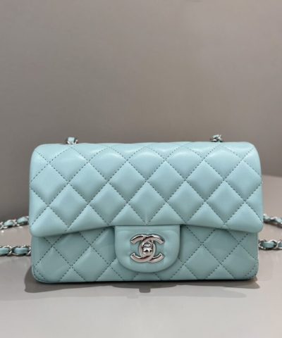 CHANEL Klassisk Flik 20cm Tiffany