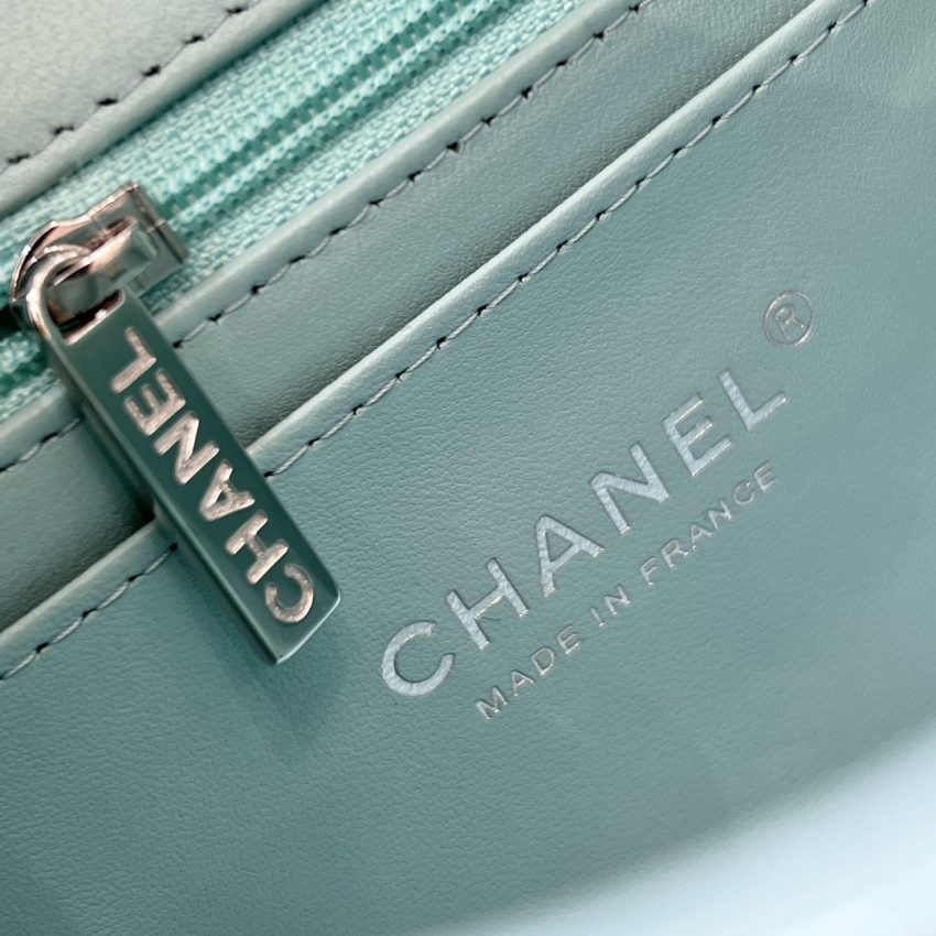 CHANEL Classic Flap 20cm Tiffany - chanel bag replica detail 6