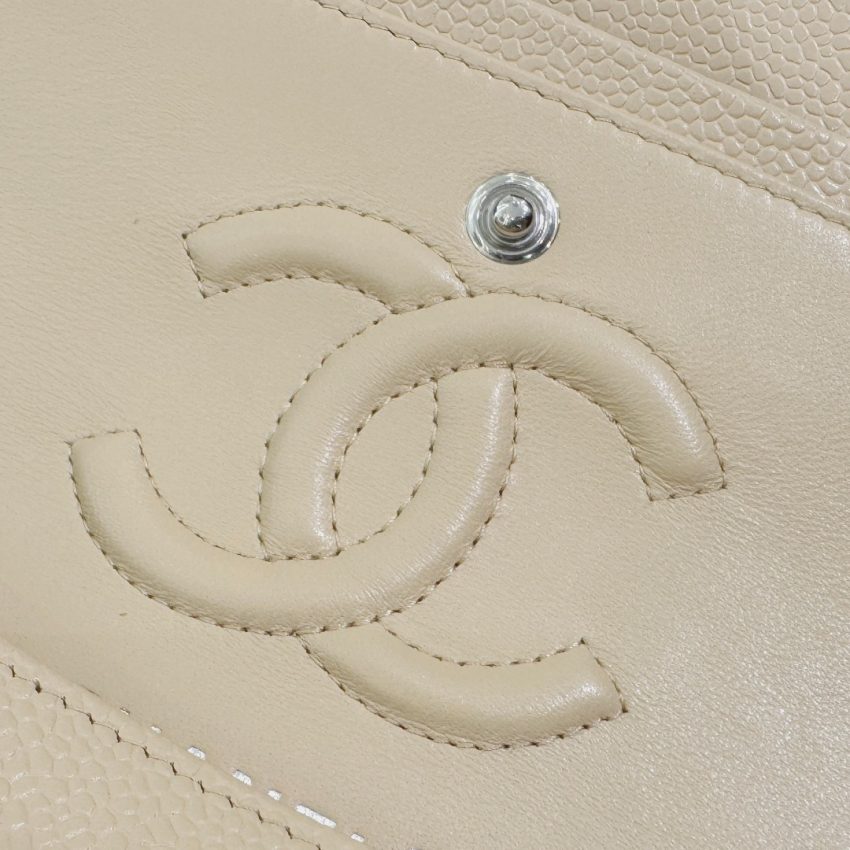 Chanel Classic Flap 23cm Apricot 3 CHANEL Classic Flap 23cm Apricot - replica chanel bag detail 2