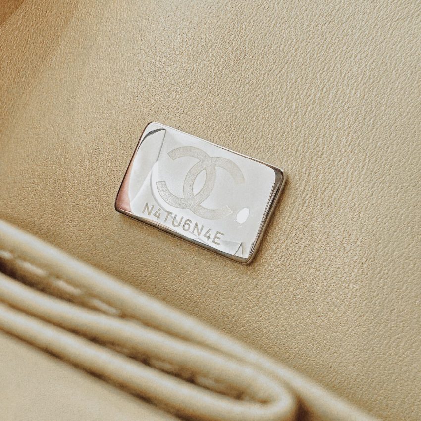 Chanel Classic Flap 23cm Apricot 4 CHANEL Classic Flap 23cm Apricot - replica chanel bag detail 3